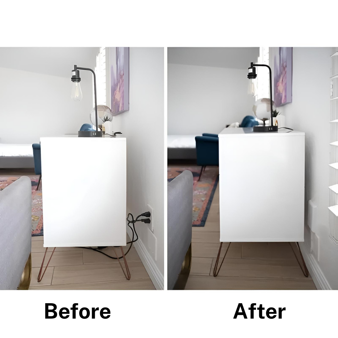 FlushFit™ Ultra-Thin Outlet Extender