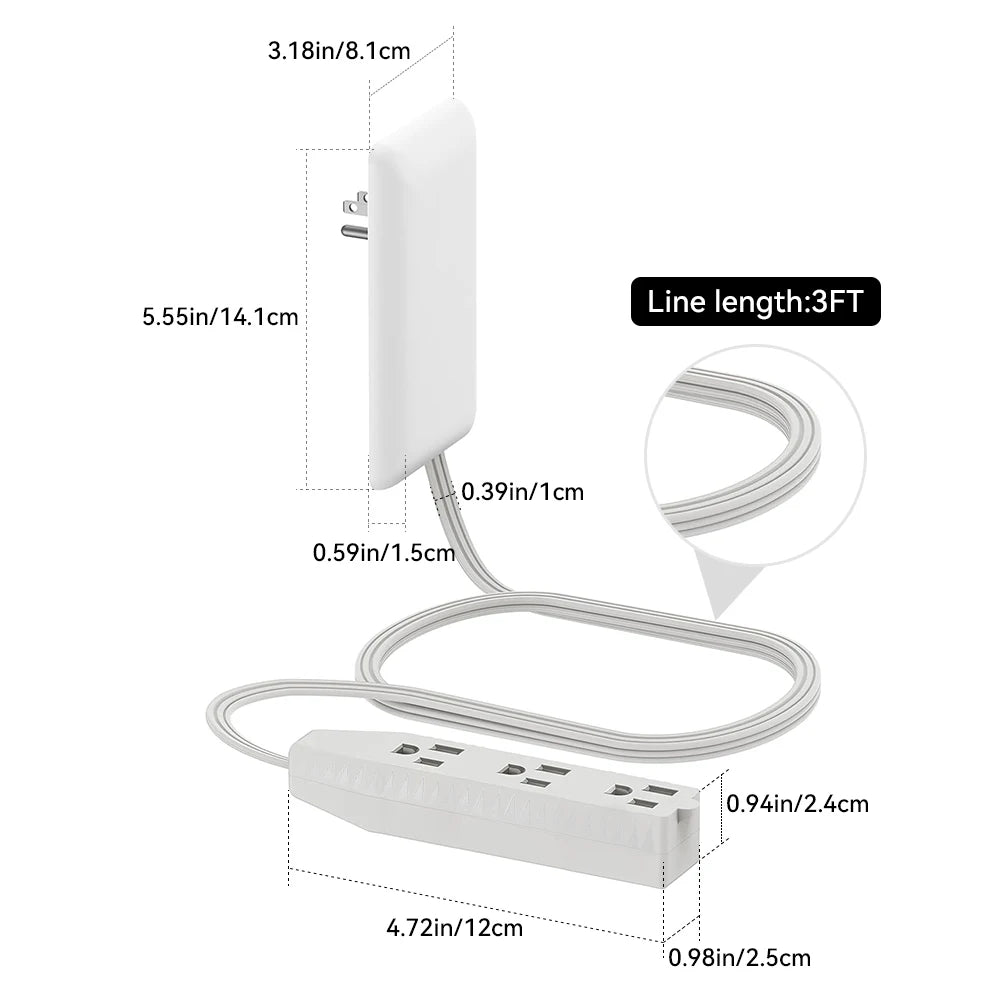 FlushFit™ Ultra-Thin Outlet Extender