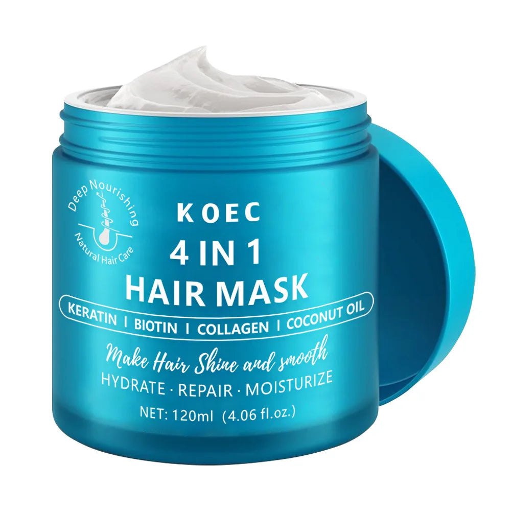 Keratin repair hair mask, collagen conditioner hair mask, nourishing, moisturizing and moisturizing, improving dry and frizzy ha