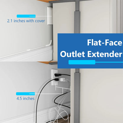 FlushFit™ Ultra-Thin Outlet Extender